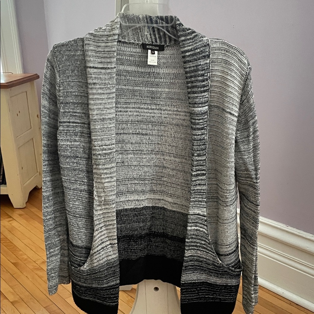 Kerisma Black and White Women's Cardigan
